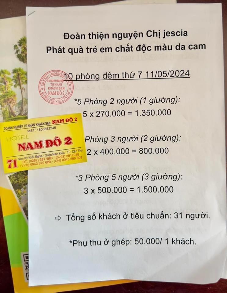 Khach San Nam Do 2 Hotel Can Tho Bagian luar foto